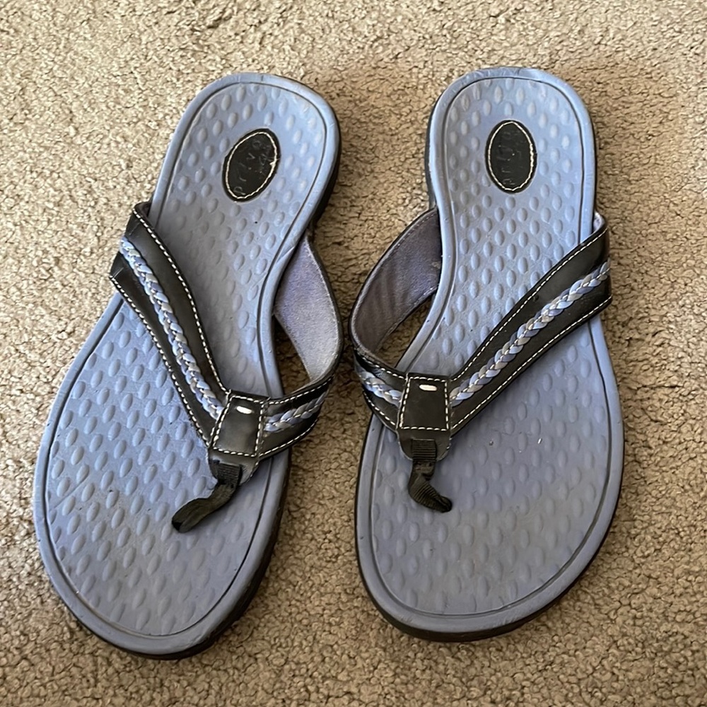 Blue Privo Clark’s sandals size 9